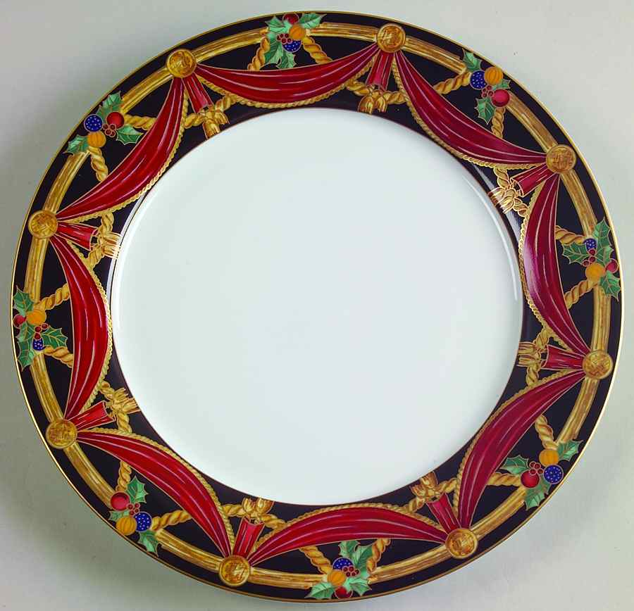 Holiday Swag Dinner Plate by Christopher Radko-1