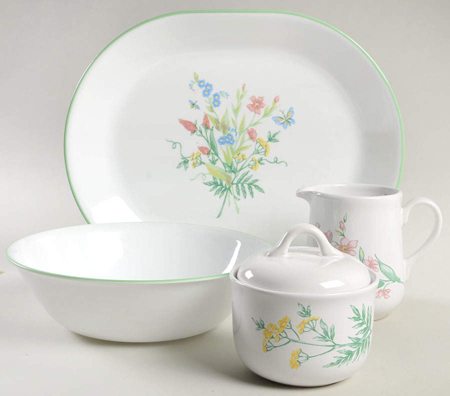 My Garden (Corelle) 5 Piece Hostess Set by Corning Corelle-1