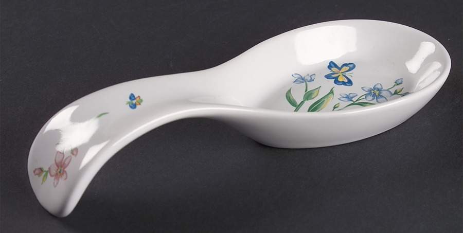 My Garden (Corelle) Spoon Rest/Holder (Holds 1 Spoon) by Corning Corelle-1