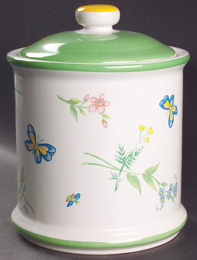 My Garden (Corelle) Large Canister & Lid by Corning Corelle-1