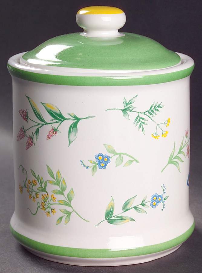 My Garden (Corelle) Medium Canister & Lid by Corning Corelle-1