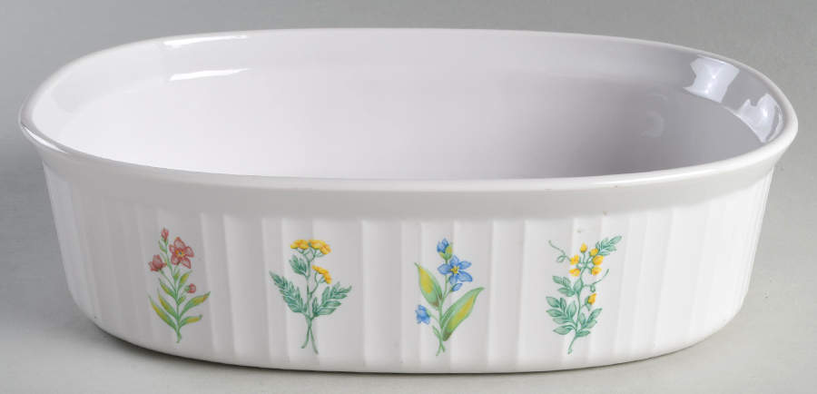 My Garden (Corelle) 2.5 Quart Oval Covered Casserole No Lid by Corning Corelle-1