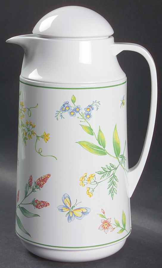 My Garden (Corelle) Plastic Thermos/Carafe & Lid by Corning Corelle-1