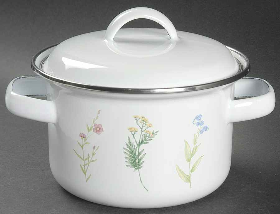 My Garden (Corelle) 1.25 Quart Metal Covered Casserole by Corning Corelle-1