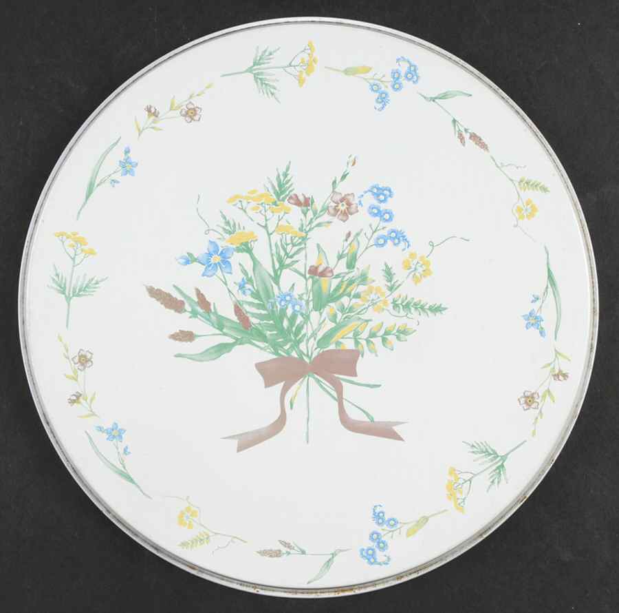 My Garden (Corelle) 10" Individual Tin Round Stove Cover by Corning Corelle-1