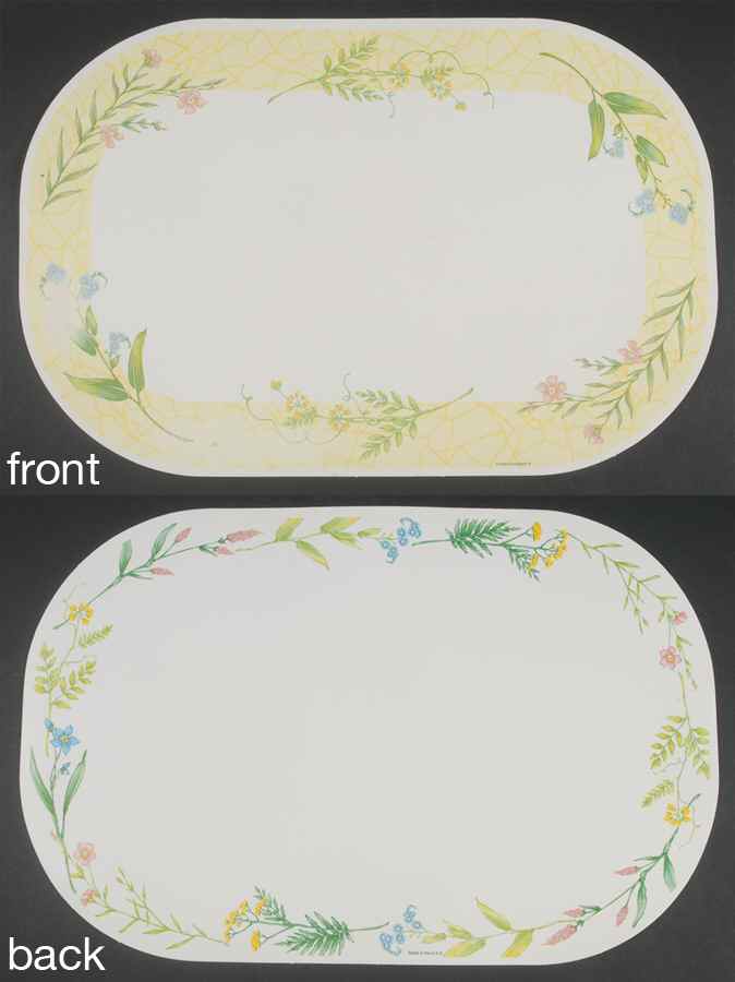 My Garden (Corelle) Placemat-Vinyl/Reversible by Corning Corelle-1