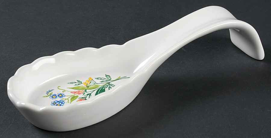 My Garden (Corelle) Spoon Rest/Holder (Holds 1 Spoon) by Corning Corelle-1