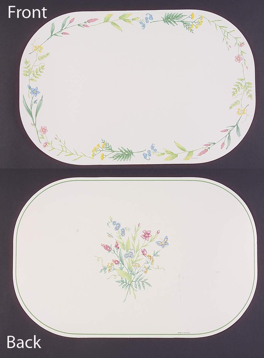 My Garden (Corelle) Reversible Vinyl Placemat by Corning Corelle-1