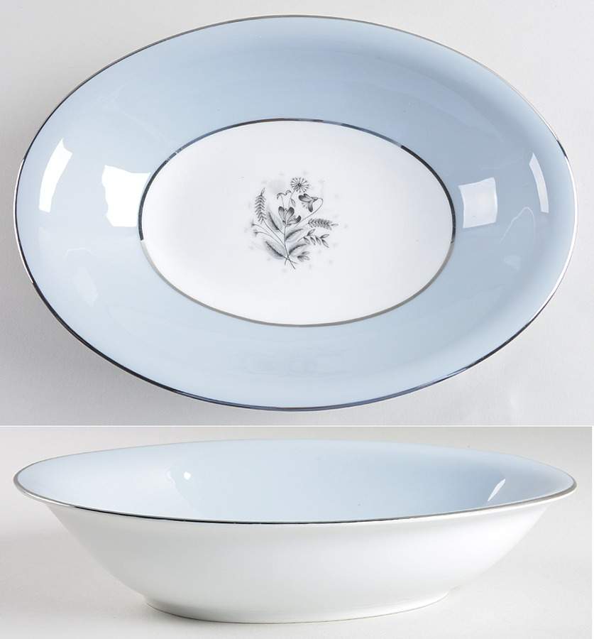 Bouquet 10" Oval Vegetable Bowl by Celebrity of Hawaii-1