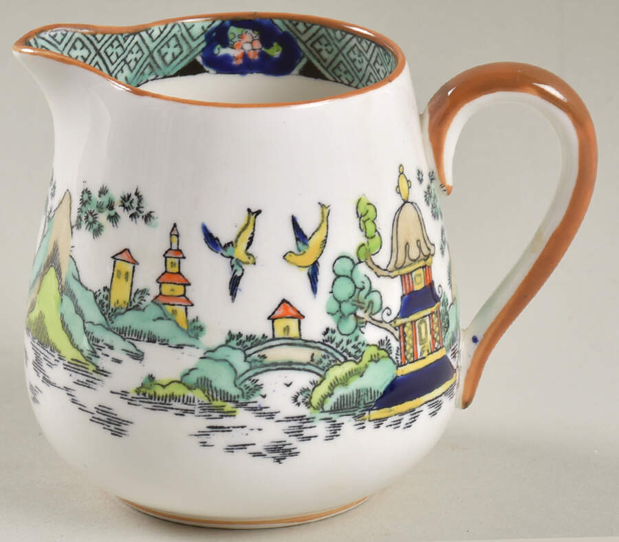 Ye Olde Willow Mini Creamer by Crown Staffordshire-1