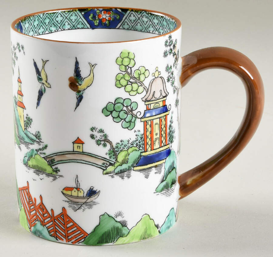 Ye Olde Willow Mug by Crown Staffordshire-1