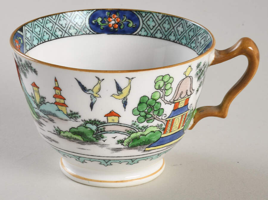 Ye Olde Willow Footed Cup by Crown Staffordshire-1
