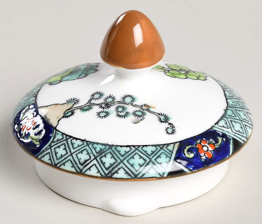 Ye Olde Willow Lid for Coffee Pot by Crown Staffordshire-1