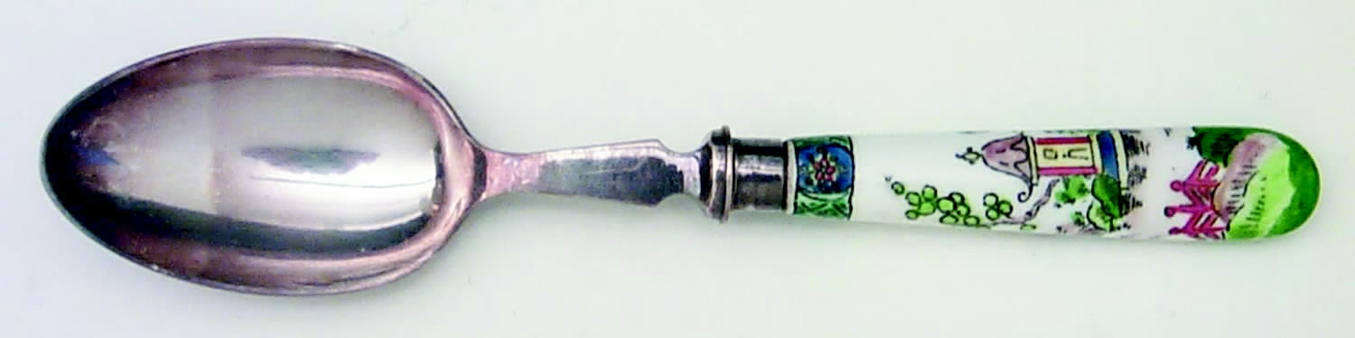 Ye Olde Willow Teaspoon by Crown Staffordshire-1