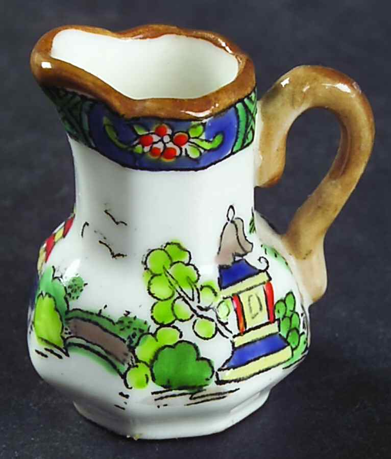 Ye Olde Willow Miniature Jug by Crown Staffordshire-1