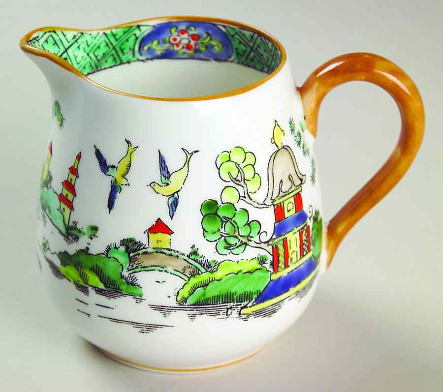 Ye Olde Willow Mini Creamer by Crown Staffordshire-1
