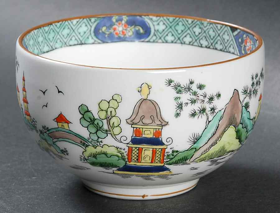 Ye Olde Willow Open Sugar Bowl by Crown Staffordshire-1
