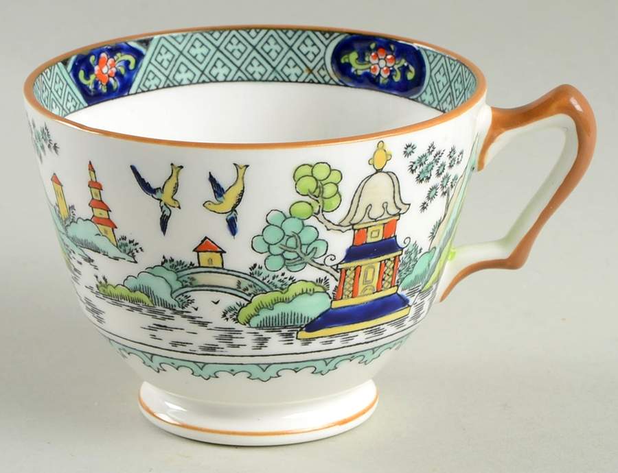 Ye Olde Willow Footed Cup by Crown Staffordshire-1
