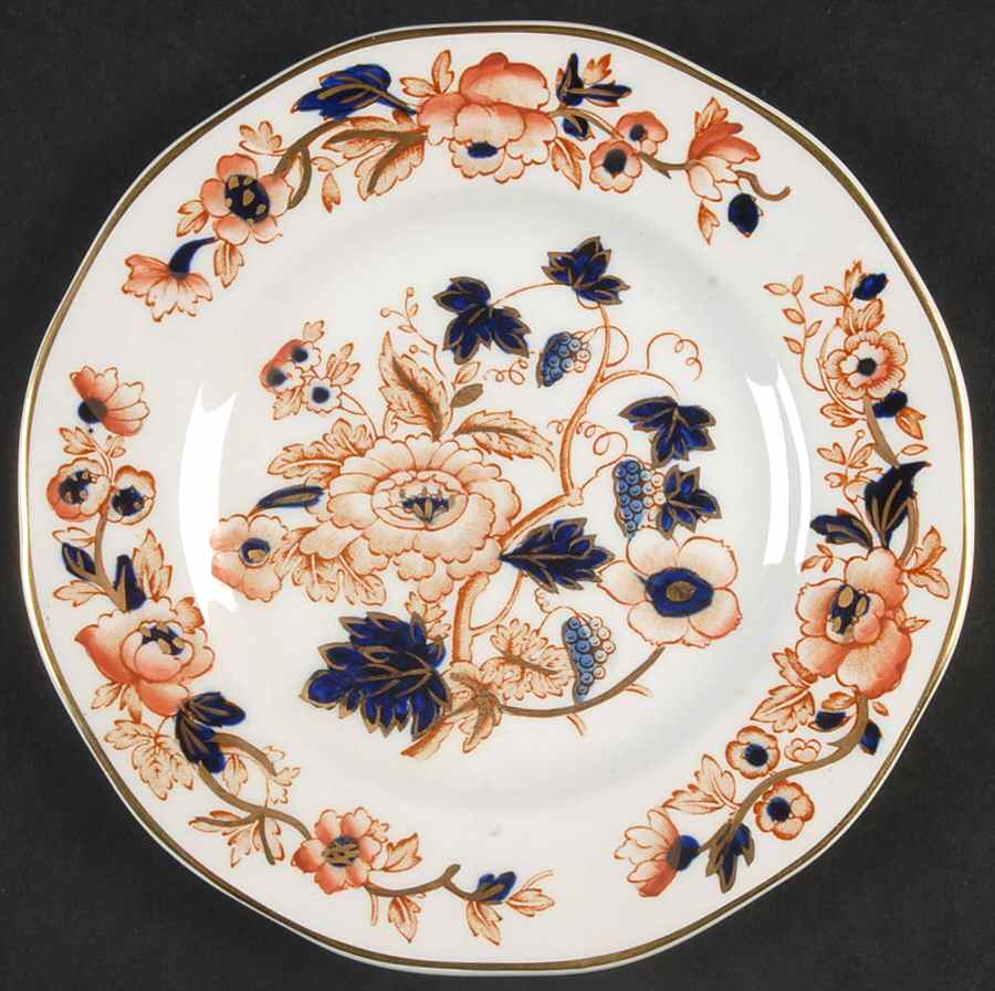 Old Derby Bread & Butter Plate by Crown Staffordshire-1