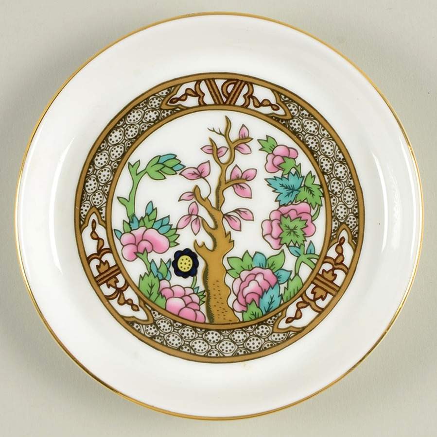 Indian Tree Multicolor (Scalloped, Newer) Coaster by Coalport-1