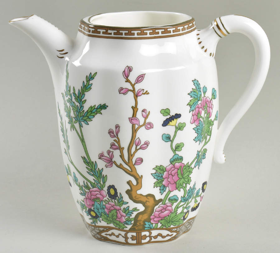 Indian Tree Multicolor (Scalloped, Newer) Coffee Pot No Lid by Coalport-1