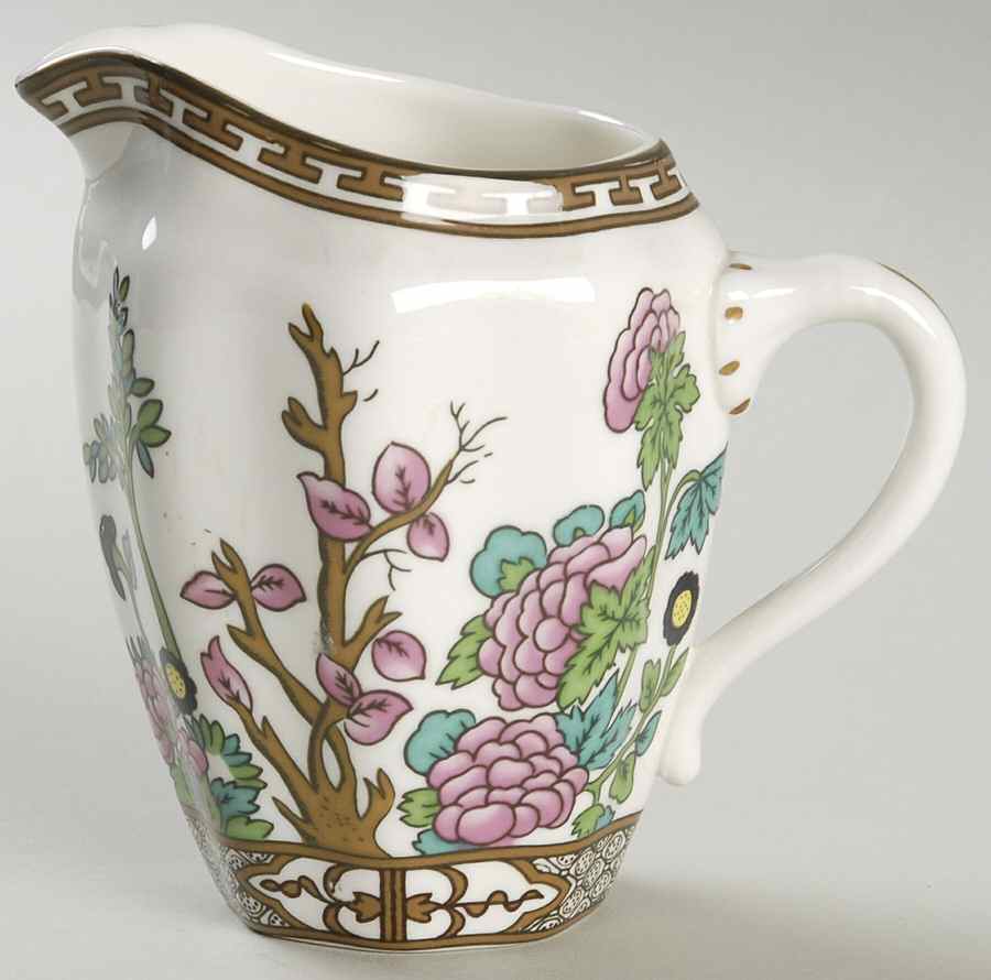 Indian Tree Multicolor (Scalloped, Newer) Creamer by Coalport-1