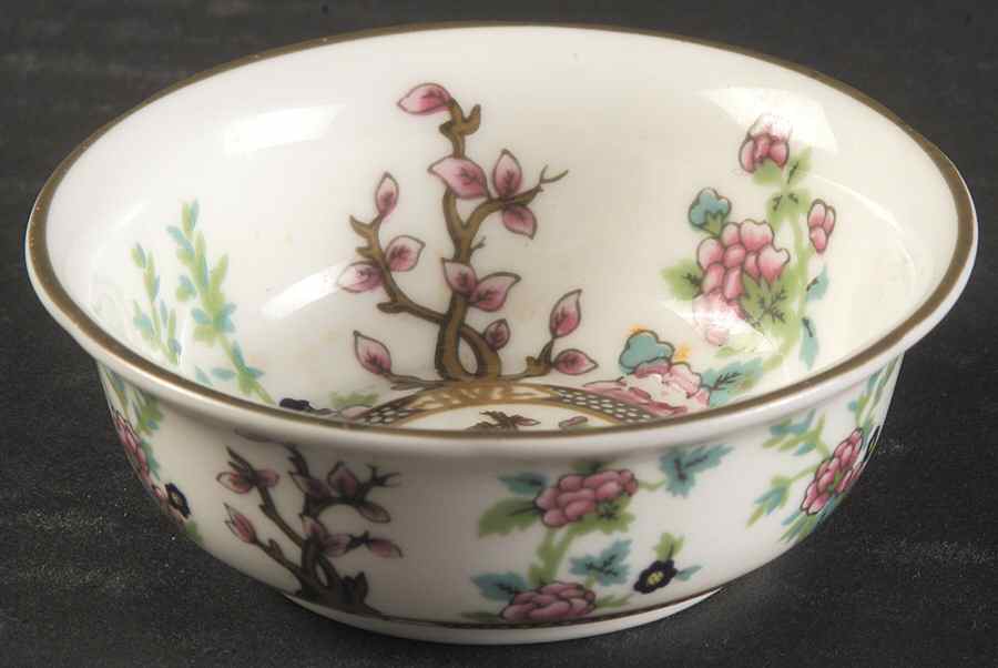 Indian Tree Multicolor (Scalloped, Newer) Salt Dip by Coalport-1