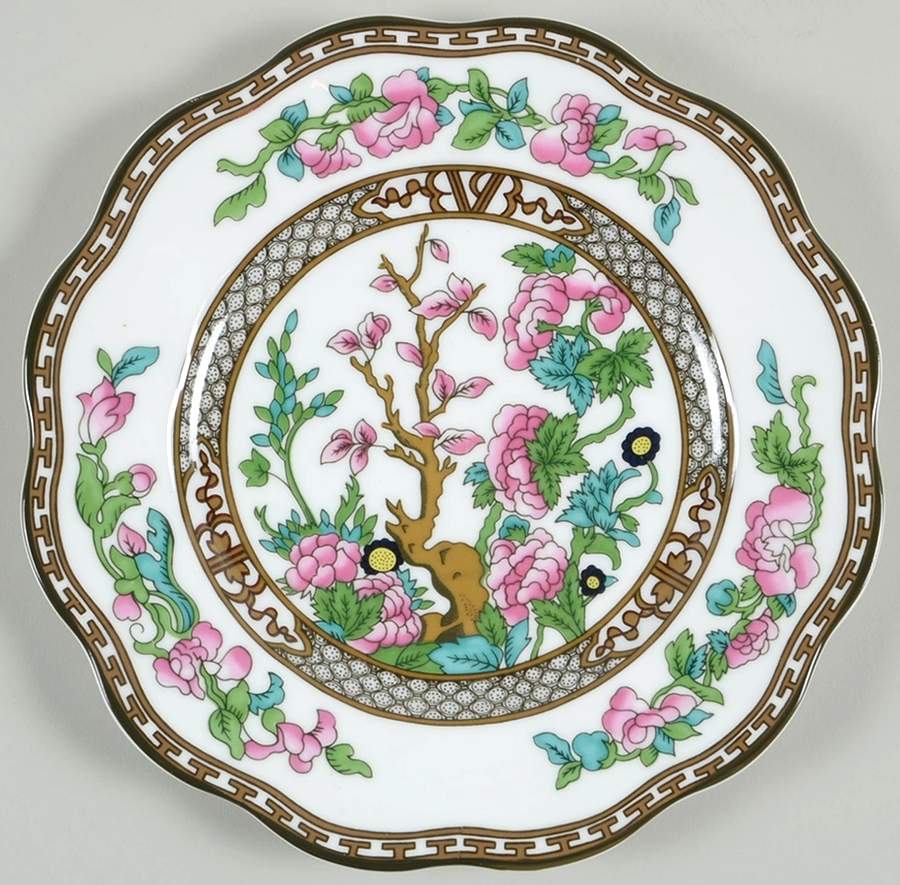 Indian Tree Multicolor (Scalloped, Newer) Salad Plate by Coalport-1