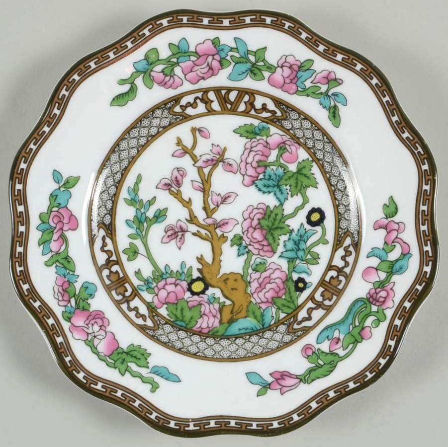 Indian Tree Multicolor (Scalloped, Newer) Bread & Butter Plate by Coalport-1