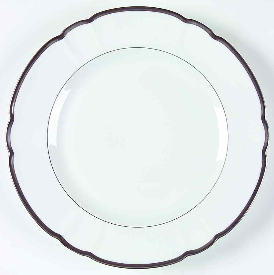 Colette Platinum Large Dinner Plate by Charles Field Haviland-1