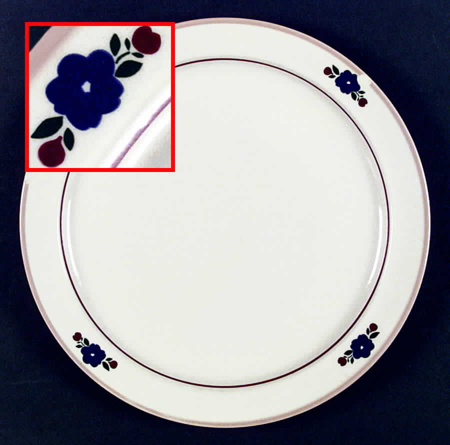 Perimeter II (Tan Trim) Dinner Plate by The Cellar (China)-1