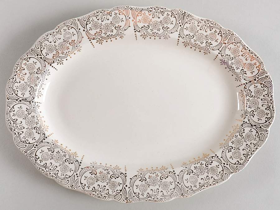 Goldette 11" Oval Serving Platter by Canonsburg-1