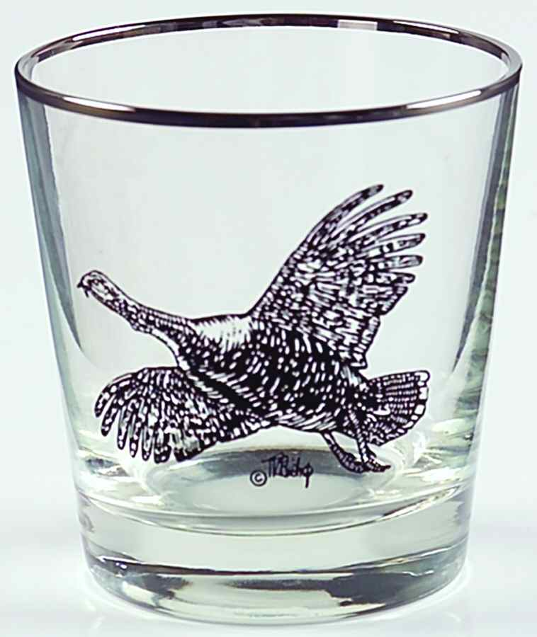 Wild Game Birds 8 Oz Glassware Old Fashioned by Castleton (USA)-1