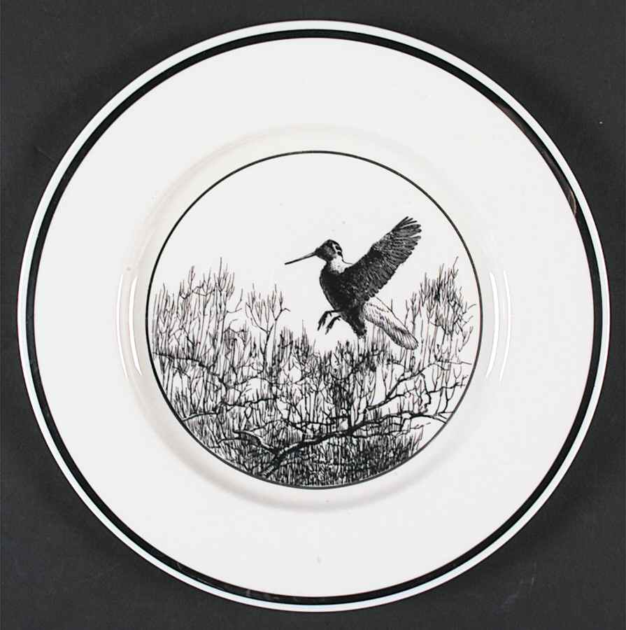 Wild Game Birds Dinner Plate by Castleton (USA)-1
