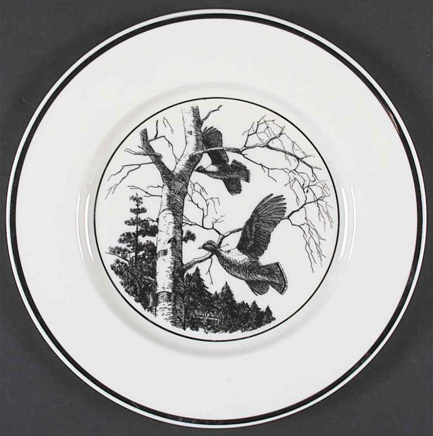 Wild Game Birds Dinner Plate by Castleton (USA)-1