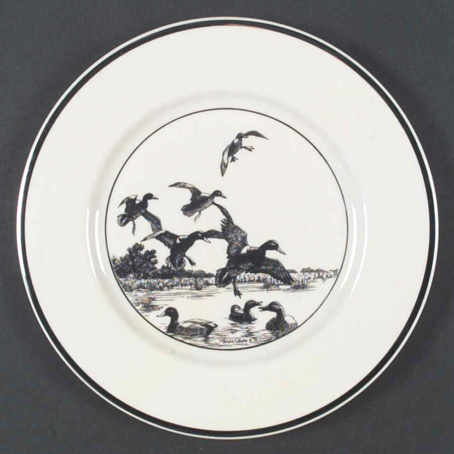 Wild Game Birds Dinner Plate by Castleton (USA)-1