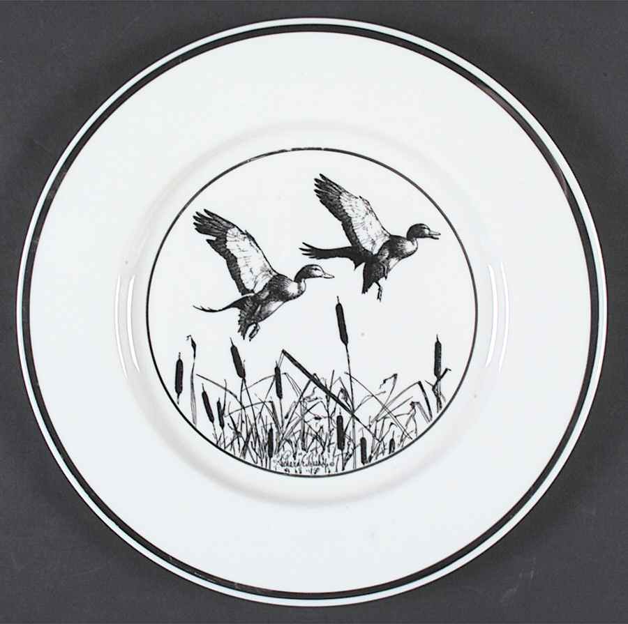 Wild Game Birds Dinner Plate by Castleton (USA)-1