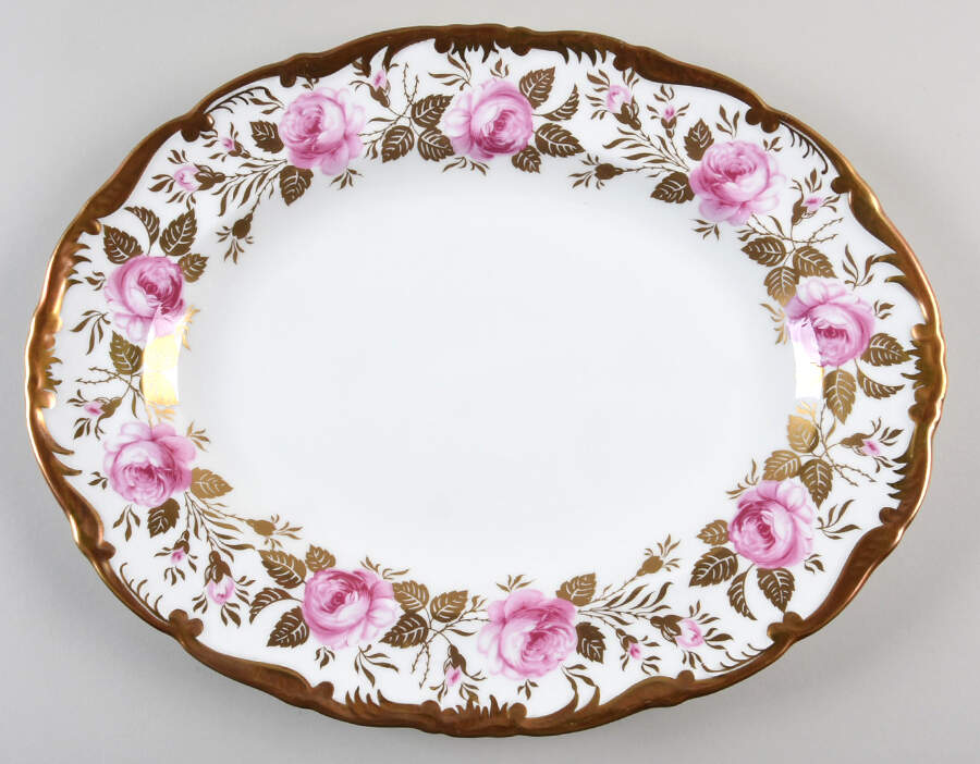 10218 13" Oval Serving Platter by Coalport-1