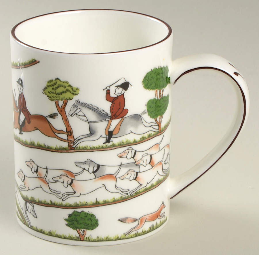 Hunting Scene Mug by Coalport-1