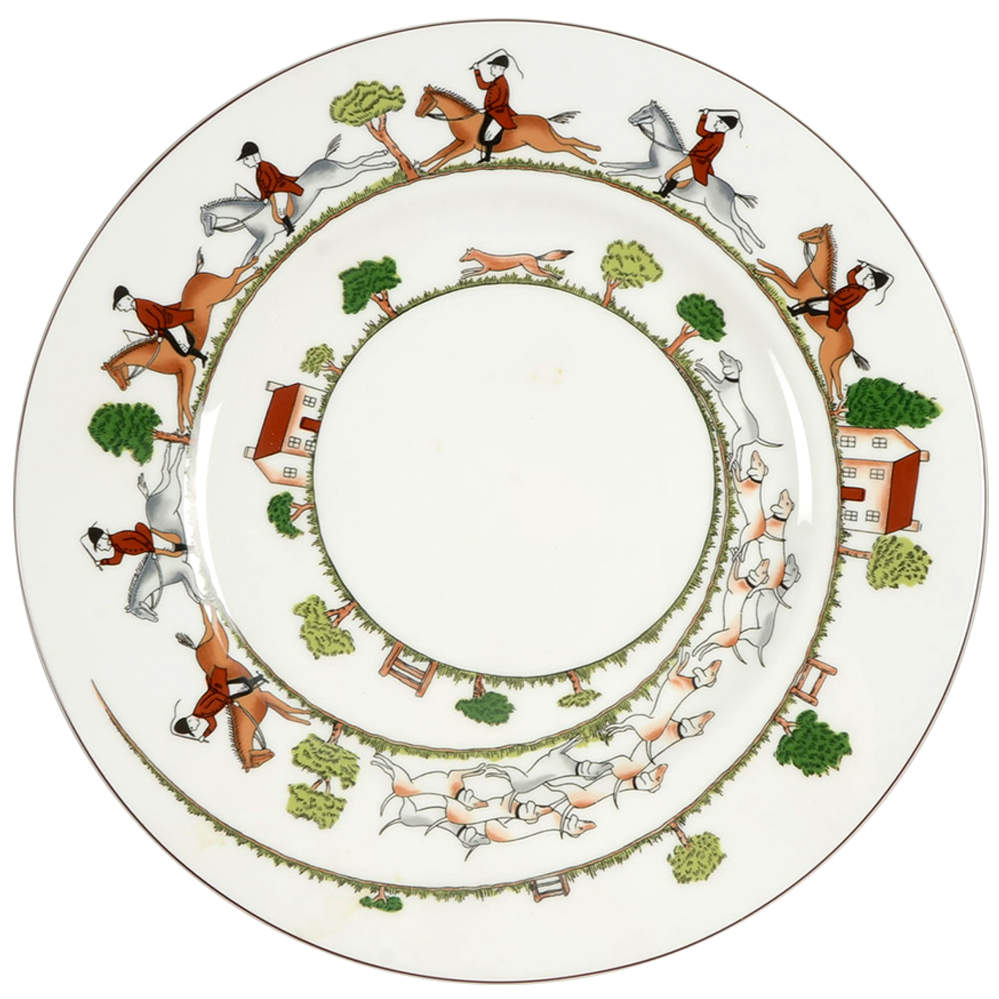Hunting Scene Dinner Plate by Coalport-1