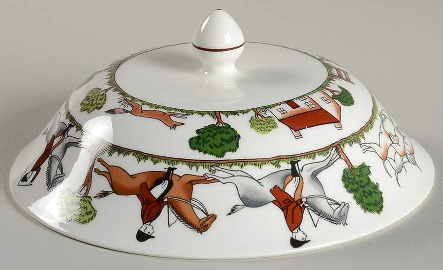 Hunting Scene Toast Cover by Coalport-1