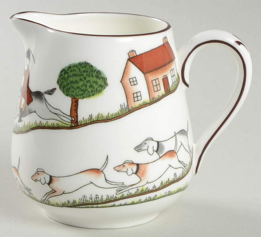 Hunting Scene Creamer by Coalport-1