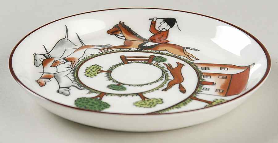 Hunting Scene Coaster by Coalport-1