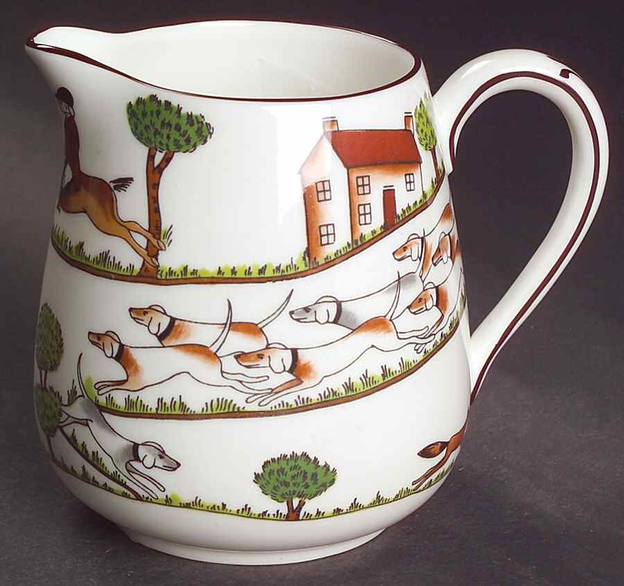 Hunting Scene Creamer by Coalport-1