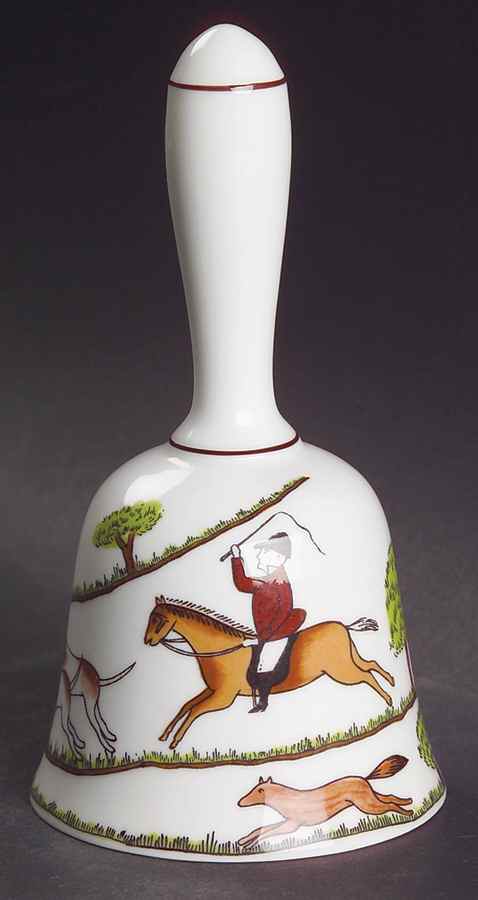 Hunting Scene Bell by Coalport-1