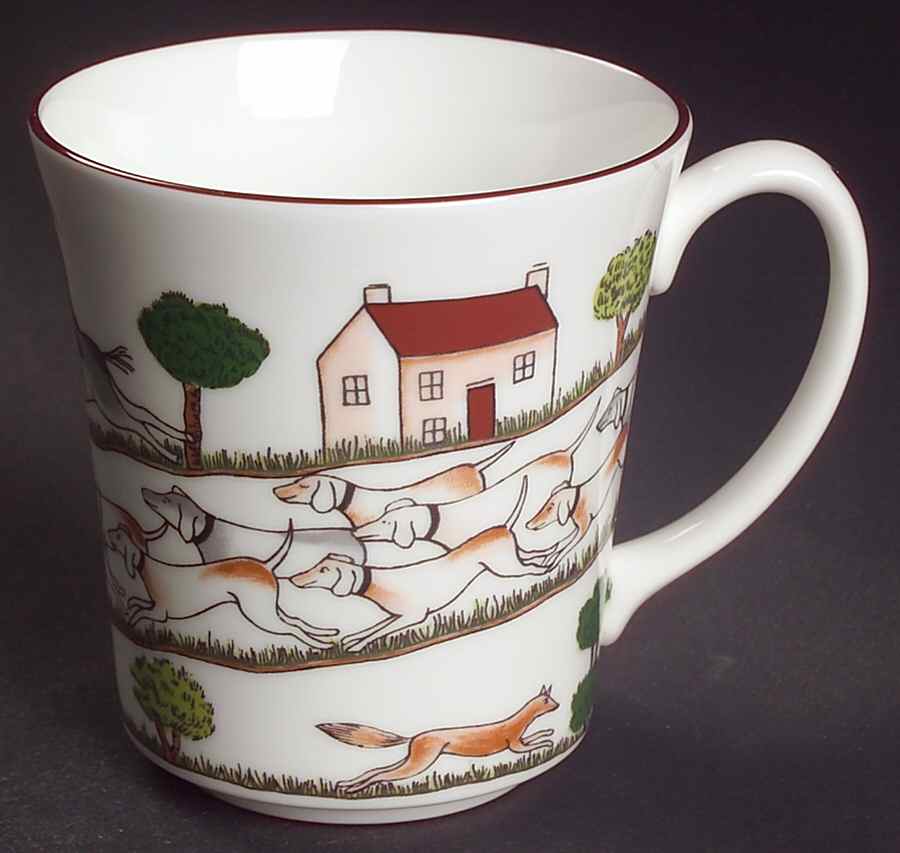 Hunting Scene Mug by Coalport-1