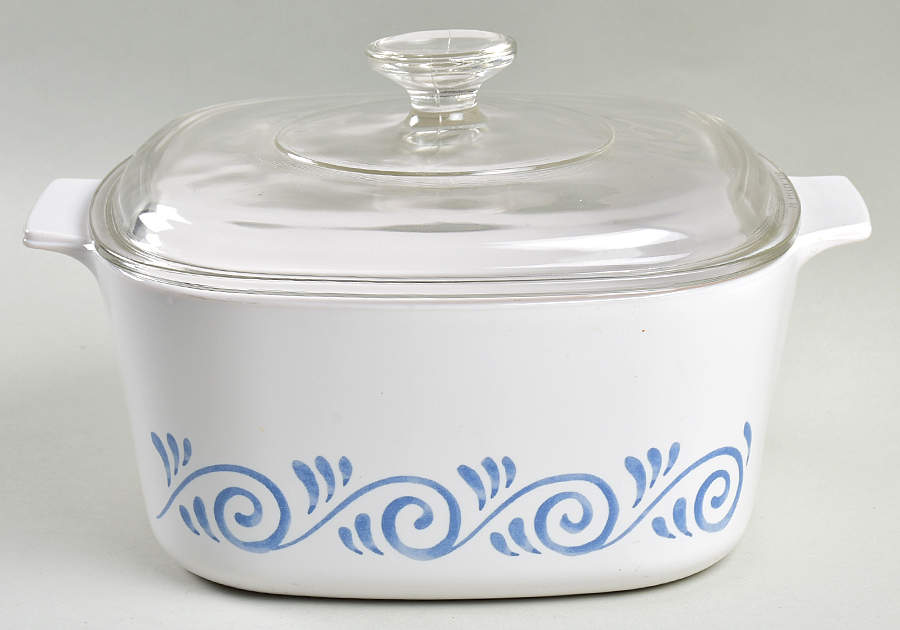 Oceanview (Corelle) 3 Quart Square Casserole with Lid by Corning Corelle-1