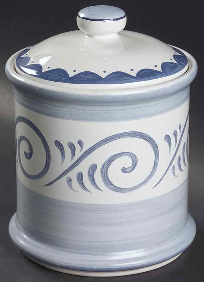 Oceanview (Corelle) Large Canister & Lid by Corning Corelle-1