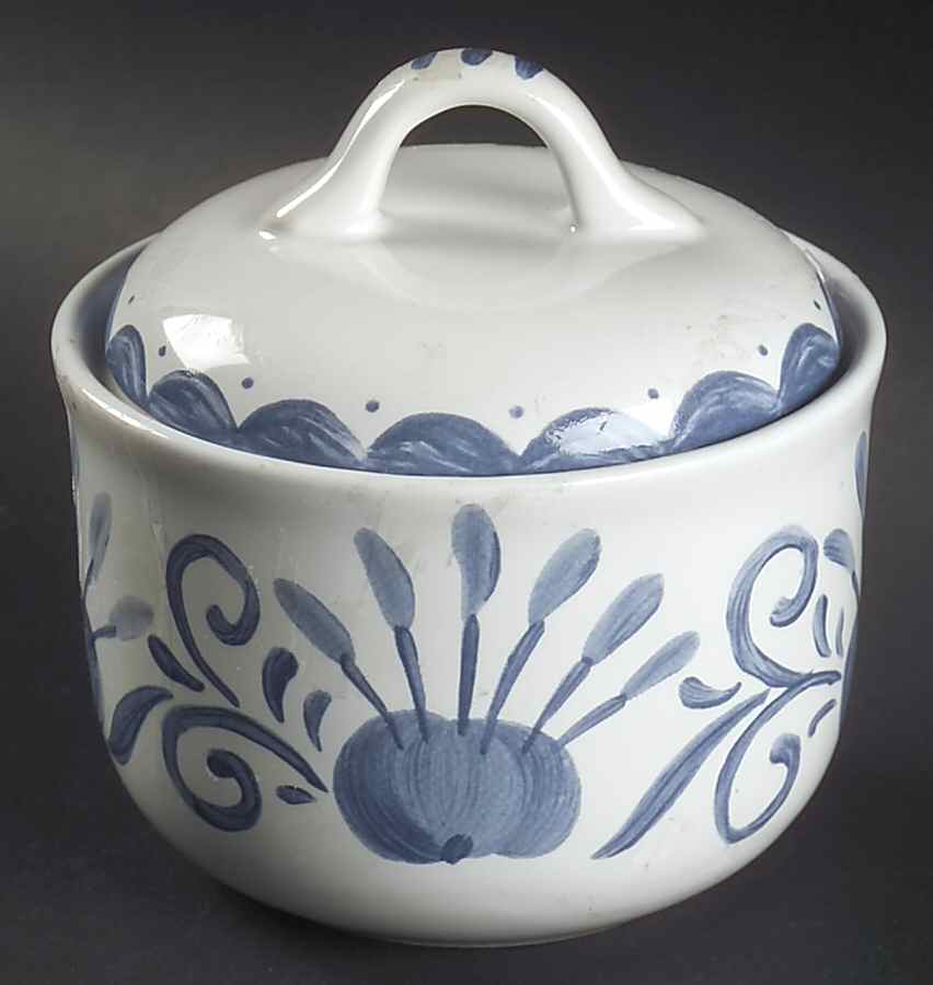 Oceanview (Corelle) Sugar Bowl & Lid by Corning Corelle-1
