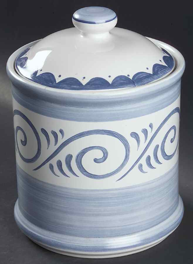 Oceanview (Corelle) Extra Large Canister & Lid by Corning Corelle-1